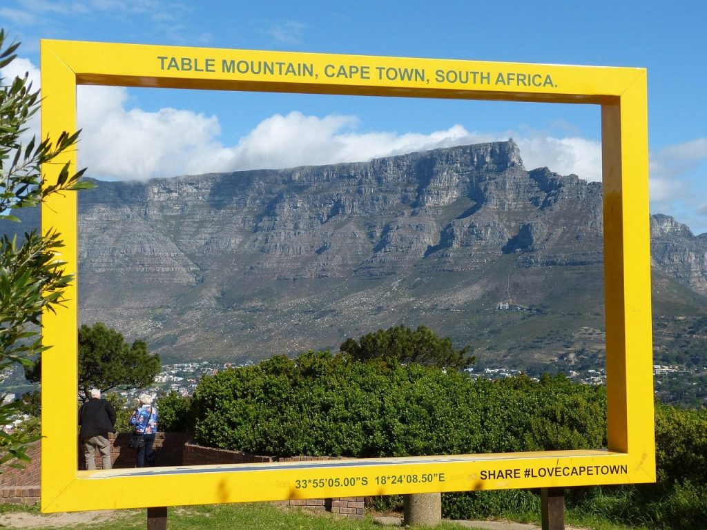 cape town, nature, south africa, table mountain, distant vision, outlook, mountain range, city, mountain, landscape, panorama